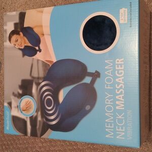 NIB Memory Foam Neck Massager (Blue)